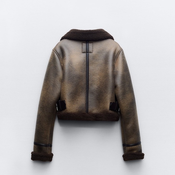 Zara DOUBLE FACED JACKET - Picture 2 of 8
